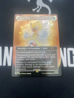 Foil Secret Lair Super State x1 Magic Cards MTG Sonic - Image 1
