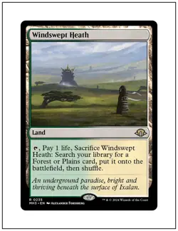 1x Windswept Heath, Modern Horizons 3, Magic MTG NM - Image 1