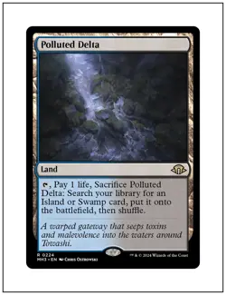 1x Polluted Delta, Modern Horizons 3, Magic MTG NM - Image 1