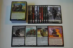 MTG CCG RUTHLESS REGIMENT Commander 2020 Complete Deck NM Near Mint - Image 1