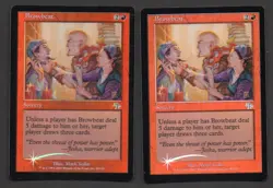 MtG FOIL 2x Browbeat Tiranneggiare 2x FOIL (Judgement) - Image 1