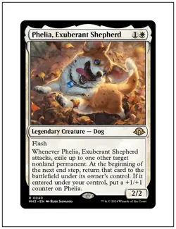 1x Phelia, Exuberant Shepherd, Modern Horizons 3, Magic MTG NM - Image 1