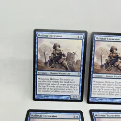 MTG Playset 4X Halimar Excavator Light Play, English Magic the Gathering WWK - Image 3