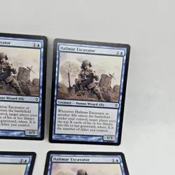 MTG Playset 4X Halimar Excavator Light Play, English Magic the Gathering WWK - Image 4