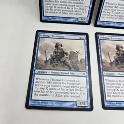 MTG Playset 4X Halimar Excavator Light Play, English Magic the Gathering WWK - Image 5