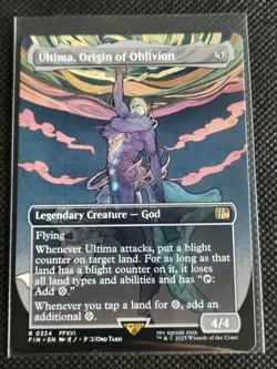Ultima, Origin of Oblivion - #324 - Rare - Borderless - MTG: Final Fantasy - FIN - Image 1