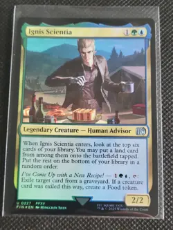 Ignis Scientia - #227 - Uncommon - Foil - MTG: Final Fantasy - FIN - Image 1