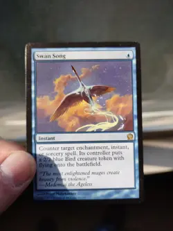 Swan Song | Theros MTG Magic The Gathering Original Lightly Played Lp - Image 1