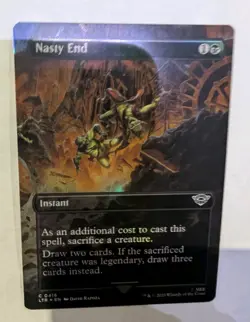 Nasty End (Borderless) Lord of the Rings MTG - FOIL - Image 1