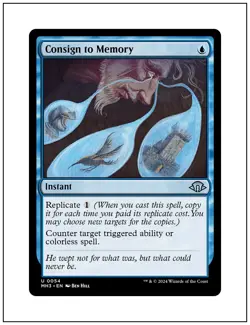 1x Consign to Memory, Modern Horizons 3, Magic the Gathering MTG NM - Image 1