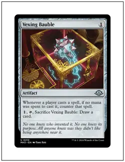 1x Vexing Bauble, Modern Horizons 3, Magic the Gathering MTG NM - Image 1