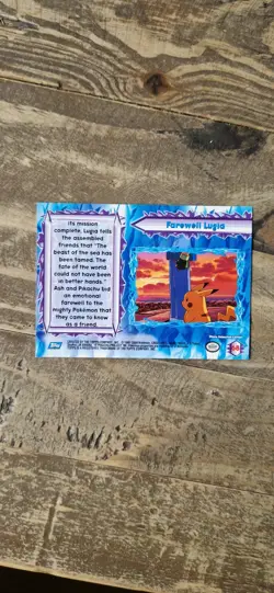 Farewell Lugia #68 Blue Label Non Holo - Topps Pokemon The Movie 2000 NM - Image 2