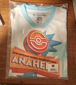 2025 Pokemon World Championships Medium Jersey Anaheim California Worlds Pikachu - Image 1