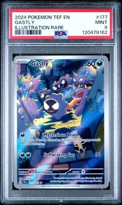 GASTLY #177/162 PSA 9 • 2024 Pokemon SV Temporal Forces TEF EN - Image 1