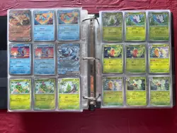 Pokemon 151 Complete Base Set Binder Common Uncommon Rare Holo Ex Reverse Promos - Image 2
