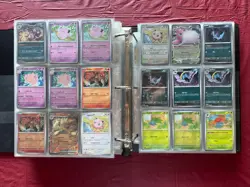 Pokemon 151 Complete Base Set Binder Common Uncommon Rare Holo Ex Reverse Promos - Image 5
