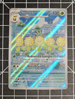 Pokemon TCG - Sunflora - 169/167 Twilight Masquerade - Illustration Rare FA - Image 1