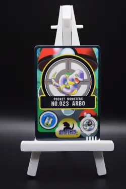 NM Ekans (Arbo) Bandai Sealdass Sticker No.023 Japanese Vintage Pokemon 1997 - Image 1