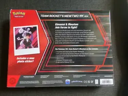 Pokemon TCG Team Rocket's Mewtwo ex Box Sealed Destined Rivals Journey Together - Image 2