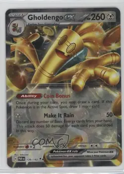 Gholdengo ex Pokemon Scarlet & Violet Paradox Rift (PAREN) #139 - Image 1