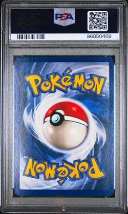 1999 POKEMON FOSSIL 3 DITTO HOLO 1ST EDITION PSA 8 NM MT - Image 2