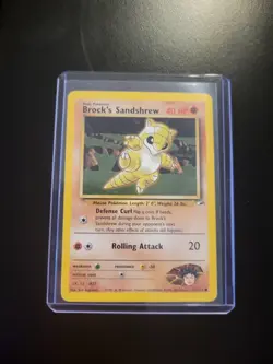 Brock's Sandshrew 71/132 Pokemon Gym Heroes - Image 1