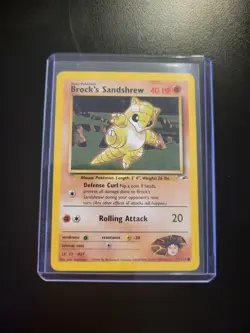 Brock's Sandshrew 71/132 Pokemon Gym Heroes - Image 2