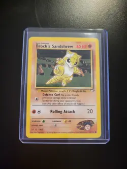 Brock's Sandshrew 71/132 Pokemon Gym Heroes - Image 3