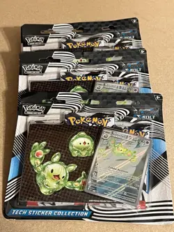 Pokemon Black Bolt Tech Sticker Collection - Image 1
