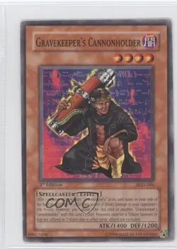 Gravekeeper's Cannonholder 1st Ed. YuGiOh Pharaonic Guardian #PGD-066 2003 READ - Image 1