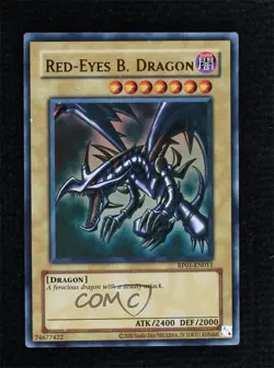 Red Eyes Black Dragon YuGiOh Retro Pack Reprint #RP01-EN011 - Image 1