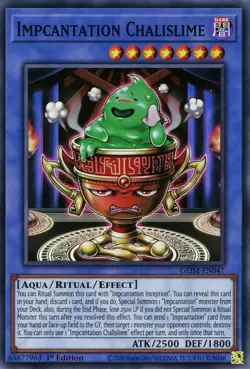GEIM-EN047 Impcantation Chalislime Super Rare 1st Edition Near Mint YuGiOh TCG - Image 1