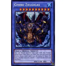 HA07-EN057 Gishki Zielgigas 1st Edition Secret Rare LP! YuGiOh TCG - Image 1