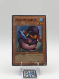 Penguin Soldier SDJ-022 - 1st Edition LP - Super Rare Vintage Yugioh Card TCG - Image 1