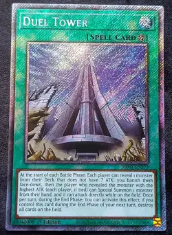 YuGiOh! Duel Tower RA03-EN273 Platinum Secret Rare - Near Mint - Image 1