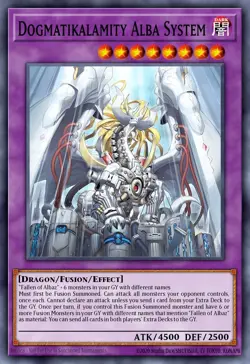 BLMM-EN011 "Alba System Dogmatikalamity" Secret Rare YuGiOh! NEW - Image 1