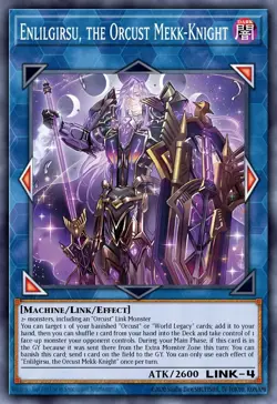 BLMM-EN053 "Enlilgirsu, the Orcust Mekk-Knight Emblazoned Ultra Rare YuGiOh! - Image 1