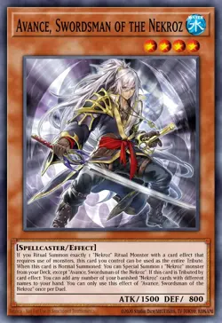 BLMM-EN024 "Avance, Swordsman of the Nekroz" Secret Rare YuGiOh! NEW - Image 1