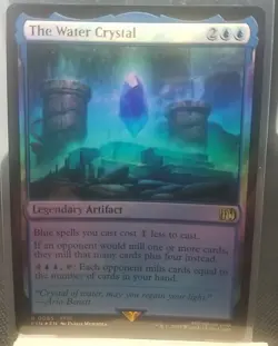 The Water Crystal Final Fantasy Foil Rare Final Fantasy MTG - Image 1