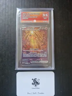 Pokemon TCG Chi-Yu EX Scarlet & Violet Paldea Evolved Card 259/193 Graded Pg 9.5 - Image 1