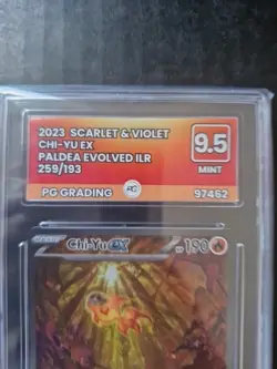 Pokemon TCG Chi-Yu EX Scarlet & Violet Paldea Evolved Card 259/193 Graded Pg 9.5 - Image 4