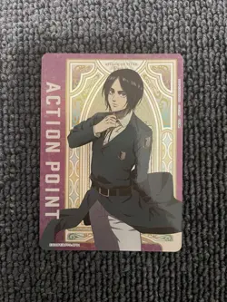 Eren Attack on Titan Action Point EX10BT/AOT-2-AP01 Union Arena Card Foil AP - Image 1
