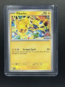 Pikachu Promo 2025 World Championships SVP EN 225 Pokemon Card Worlds Promo NM - Image 3