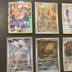 Pokemon Card Lot Of 6 Full Art With Dedenne And Mimikyu Nm Condition - Image 2