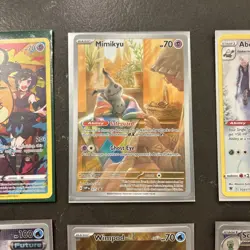Pokemon Card Lot Of 6 Full Art With Dedenne And Mimikyu Nm Condition - Image 4