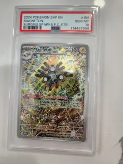 Magneton 2024 Pokemon Surging Sparks Promo Card PSA 10 Pokemon Center ETB #159 - Image 1