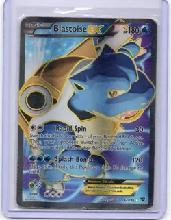 Pokemon Card - Blastoise EX - 142/146 - XY Base Set - 2014 - Image 1