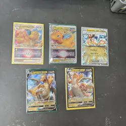 Pokemon Card Lot Of 5 All Dragonite Vstar V And Ex Nm Condition - Image 1