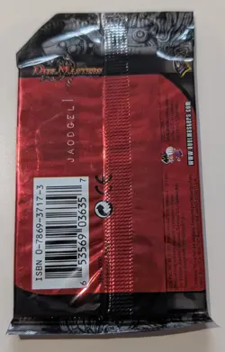 SEALED DUEL MASTERS STOMP-A-TRONS INVINCIBLE WRATH DM 06 CARD GAME BOOSTER PACK - Image 2