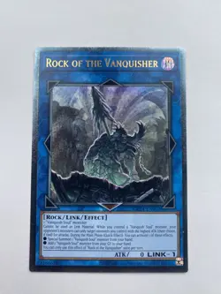 Rock of the Vanquisher OP24-EN002 Ultimate Rare OTS Yugioh Card Mint - Image 1